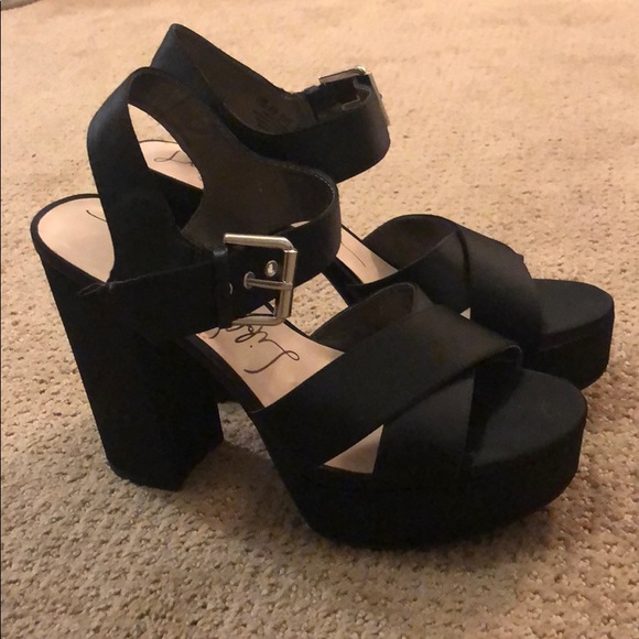 libby. edelman Shoes - Libby Edelman Black Platform Marsha Heels